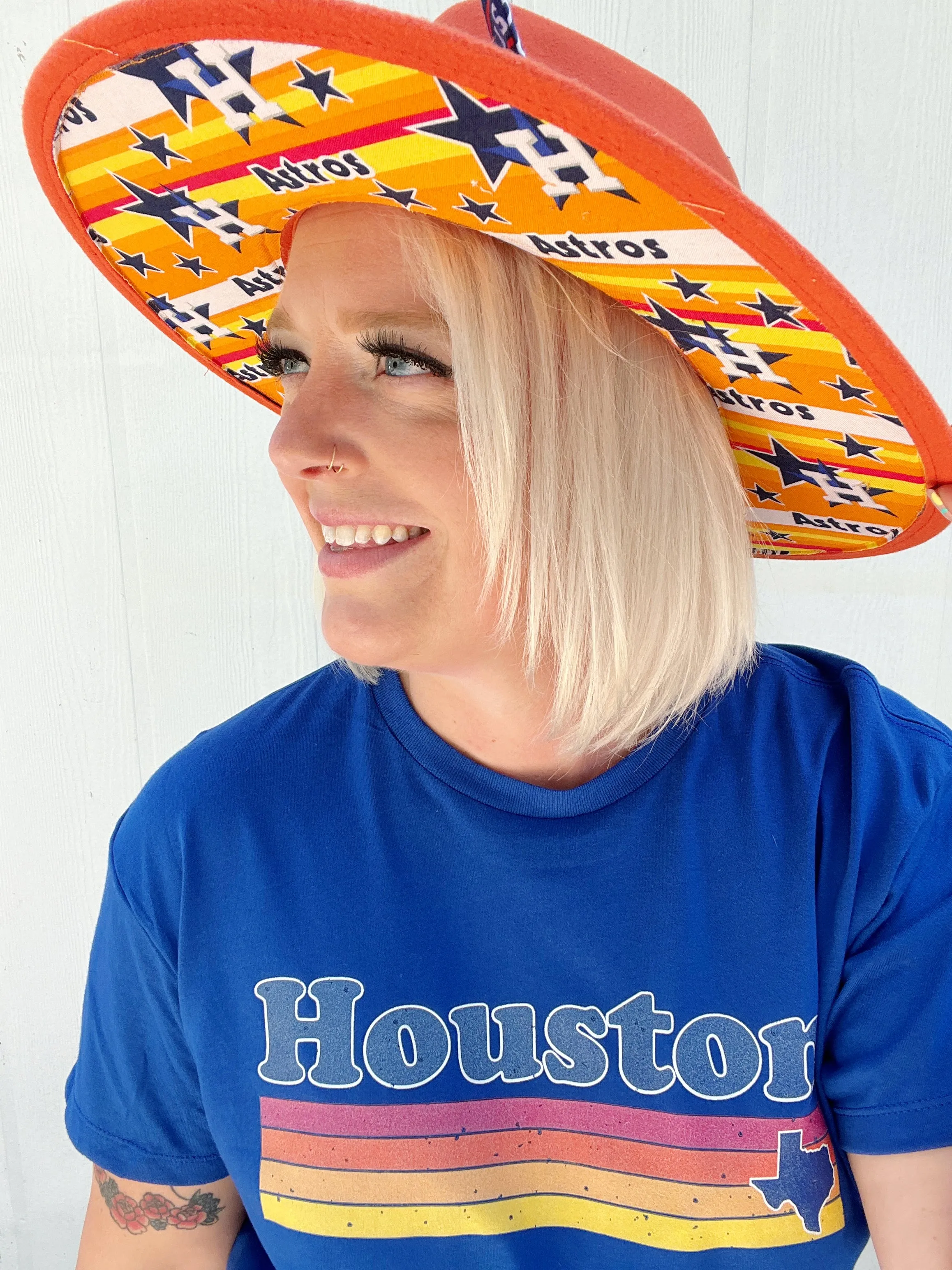 *Special Order* Fallon Felt Throwback Htown Orange Hat