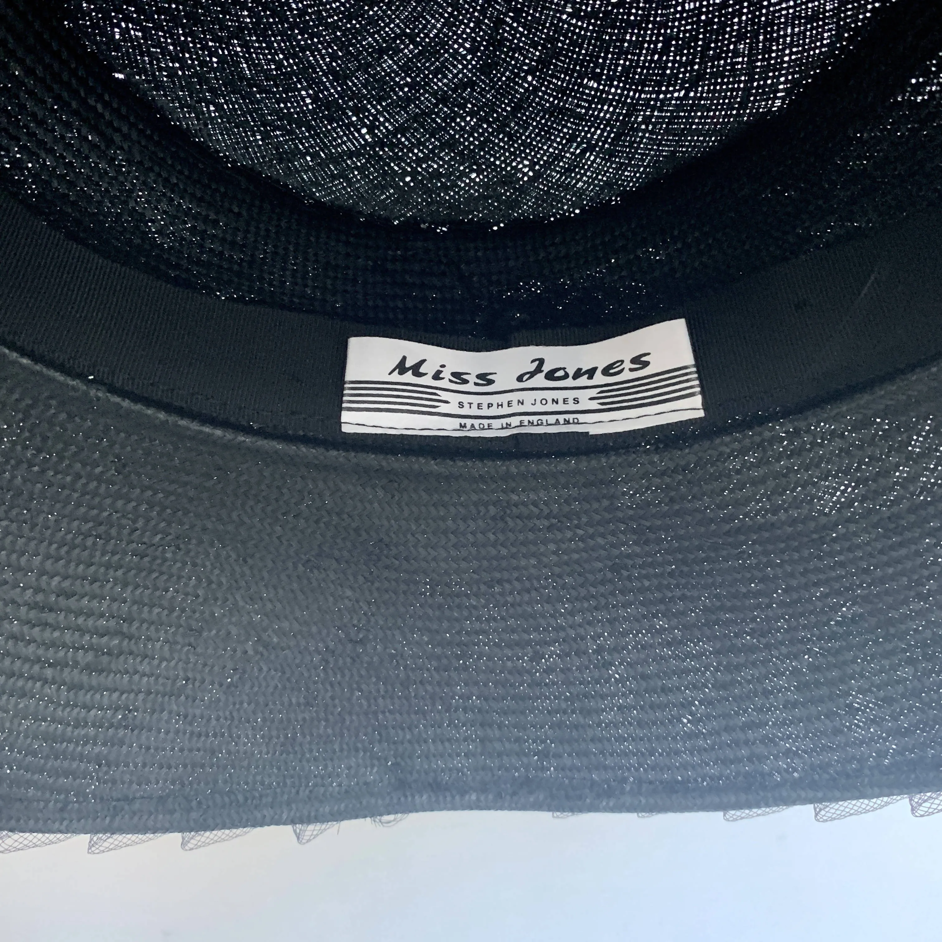 Stephen Jones Miss Jones elegant black layered Lightweight Cloche Party Hat