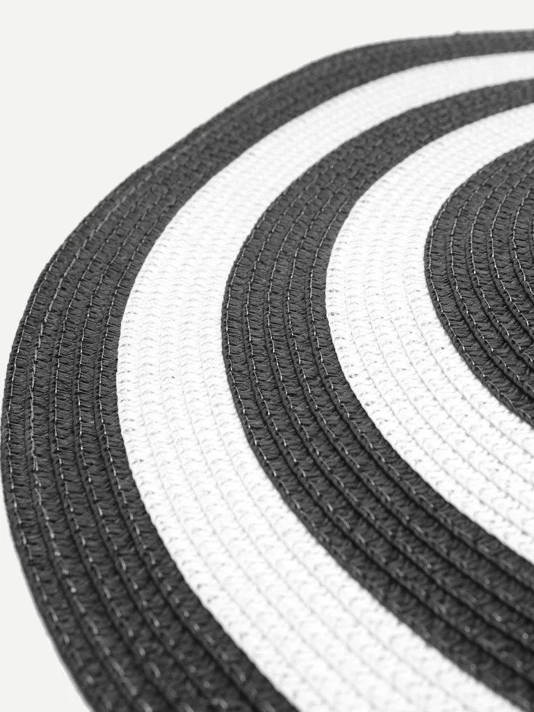 Striped Design Floppy Hat