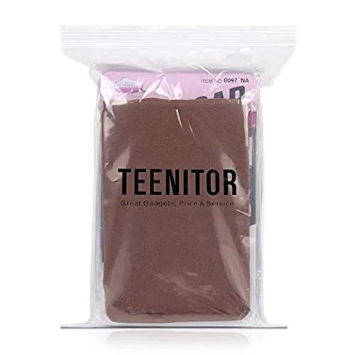 Teenitor 20 Pack Brown Stocking Cap Stretchy Nylon Wig Caps, Skin Tone Stocking Cap Wig Caps Application for Women Men-Brown