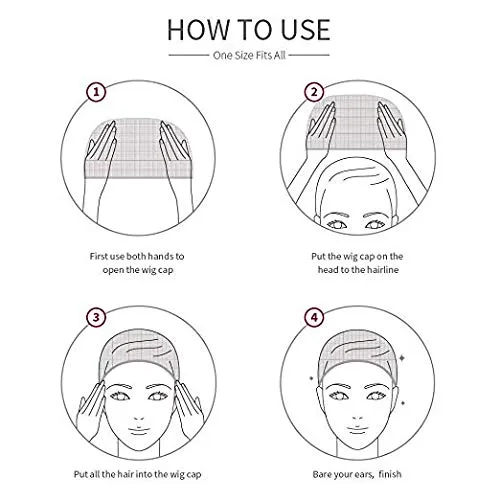 Teenitor 20 Pack Brown Stocking Cap Stretchy Nylon Wig Caps, Skin Tone Stocking Cap Wig Caps Application for Women Men-Brown