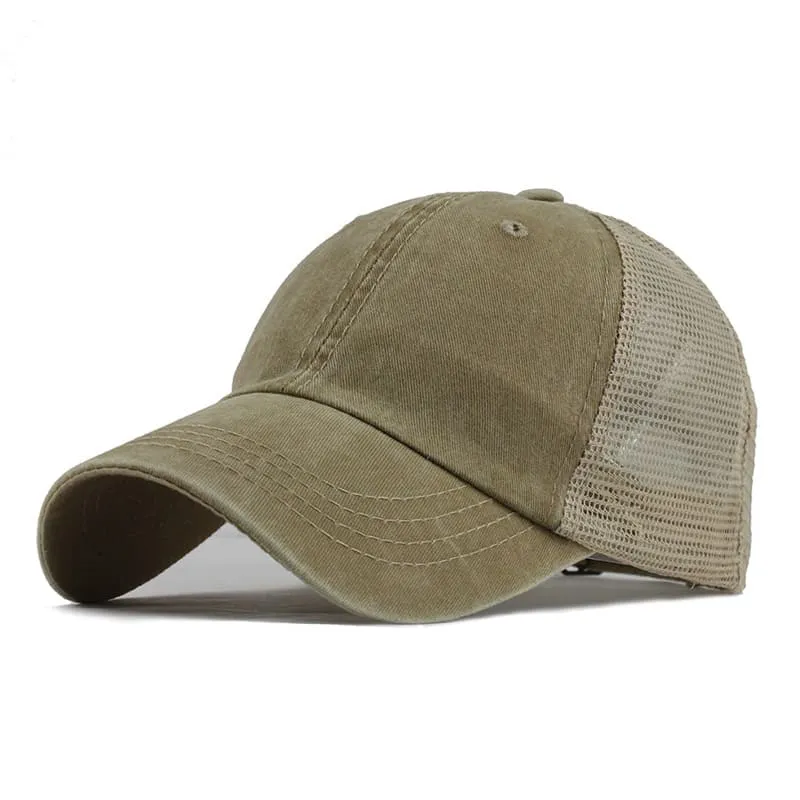 Washed Cotton Trucker Cap