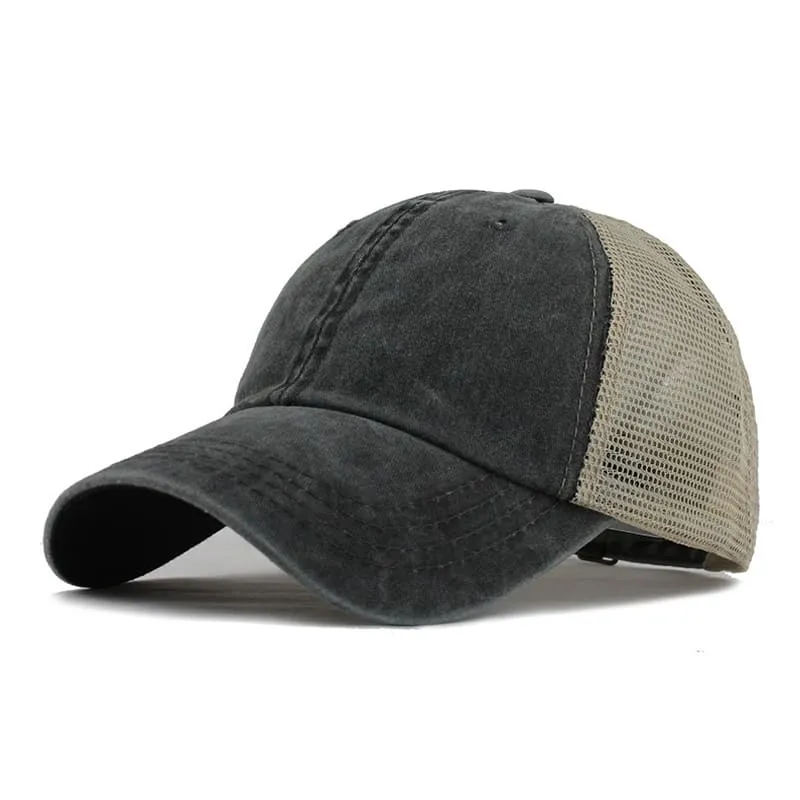 Washed Cotton Trucker Cap