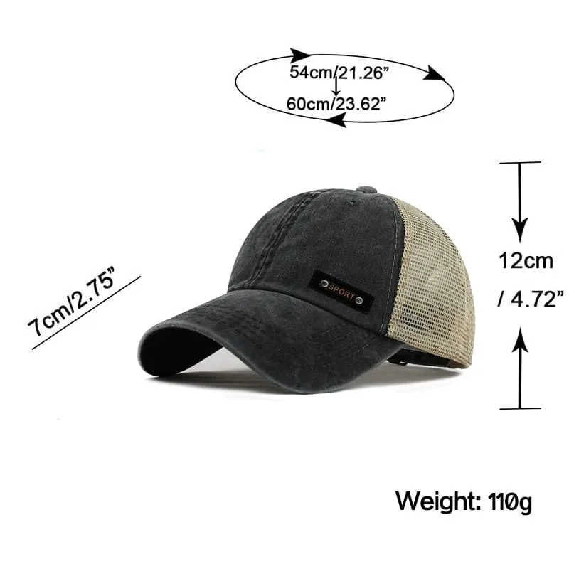 Washed Cotton Trucker Cap