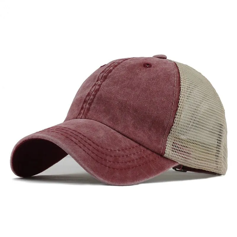 Washed Cotton Trucker Cap