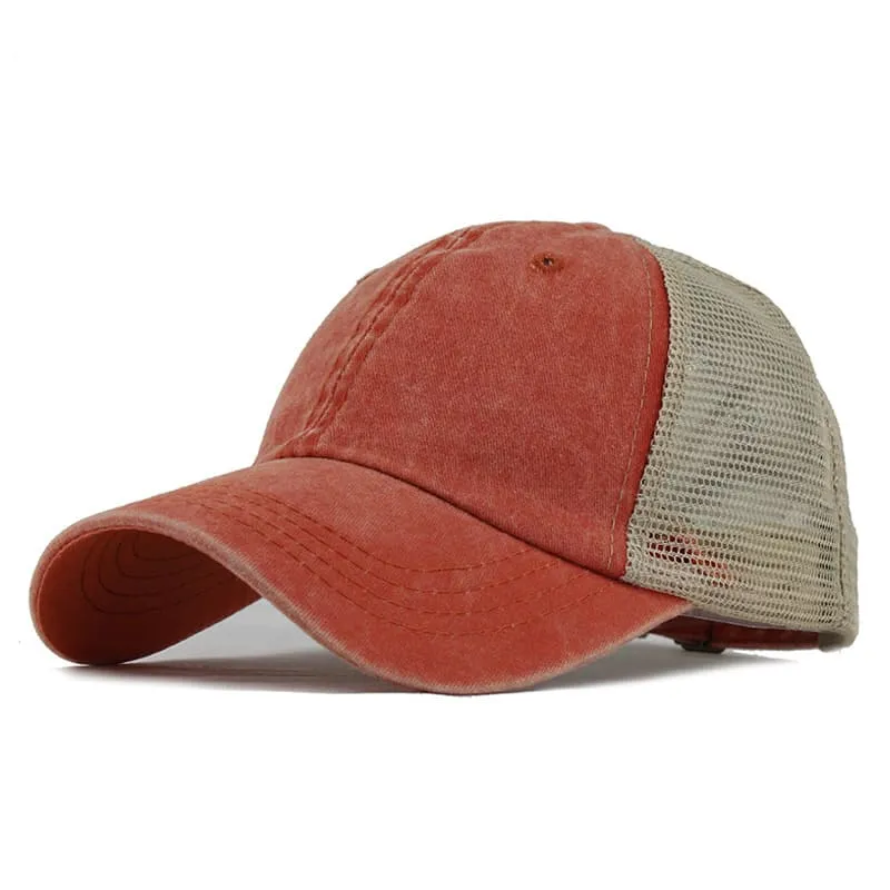 Washed Cotton Trucker Cap