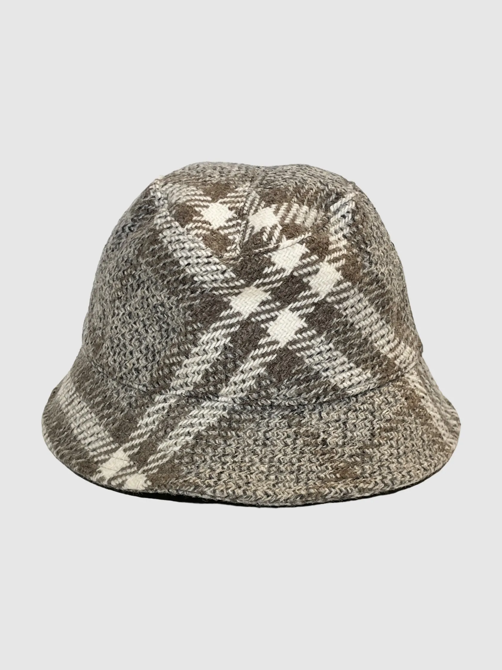Wool Check Bucket Hat