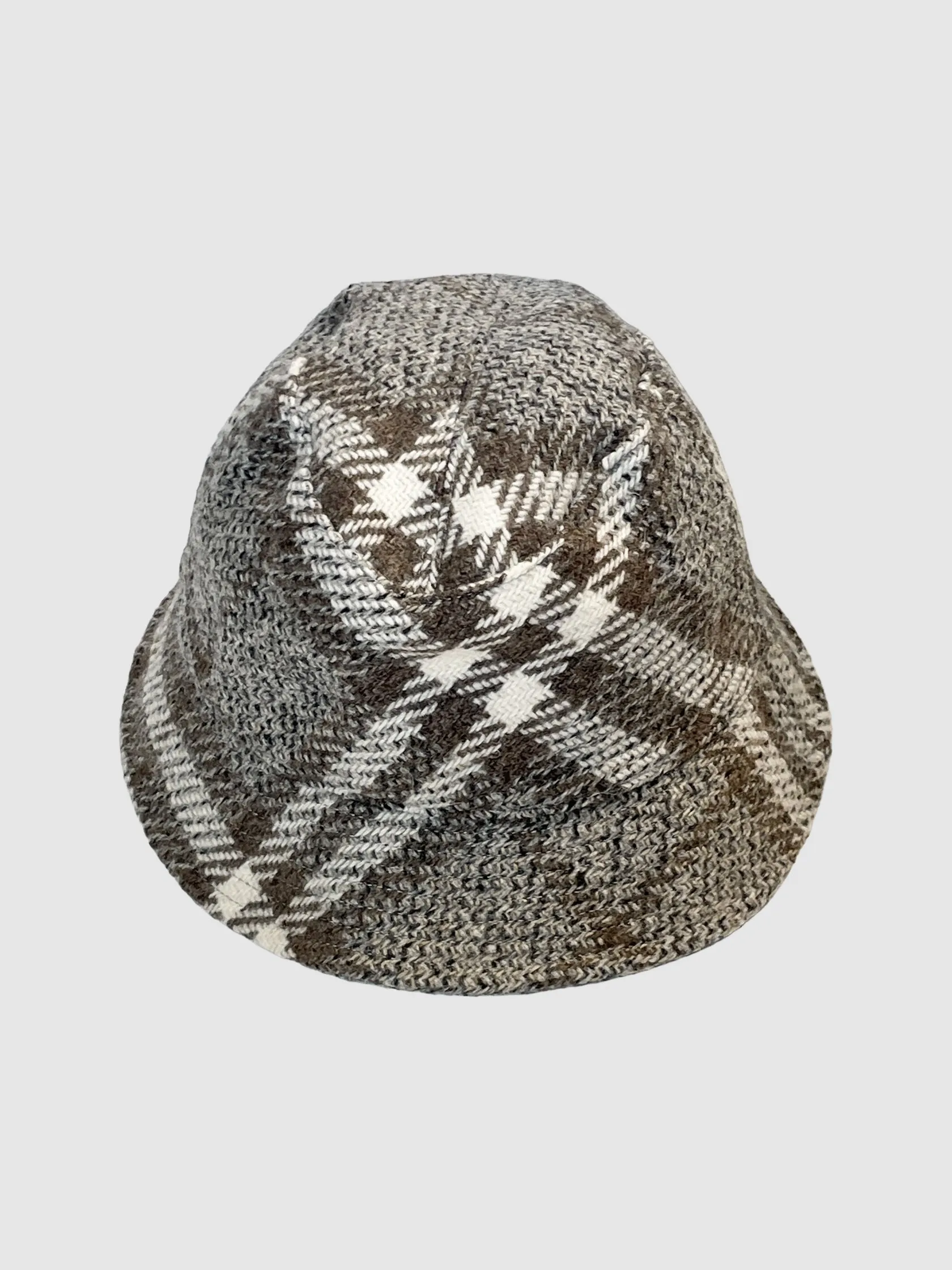 Wool Check Bucket Hat