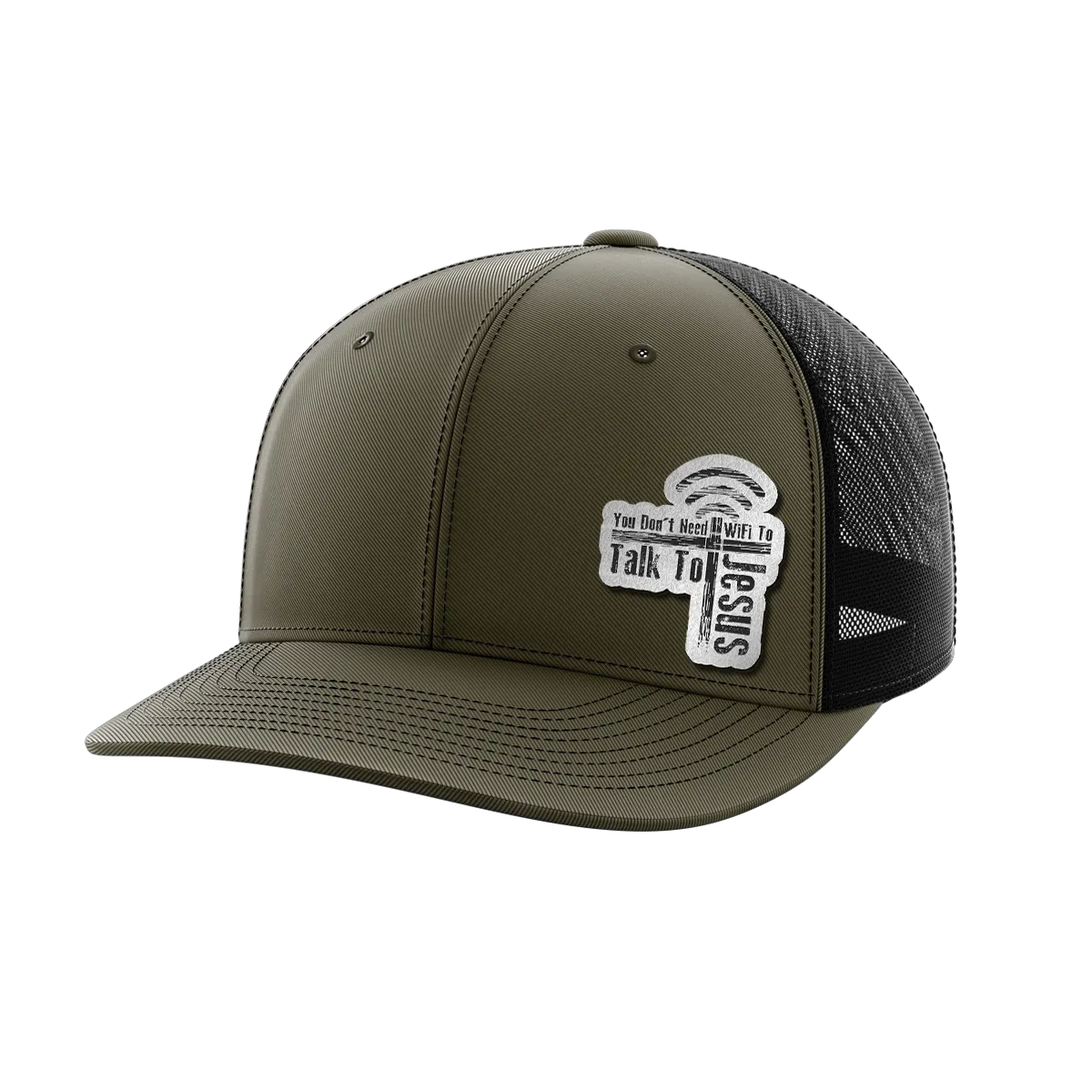 You Don't Need Wifi Black Patch Hat